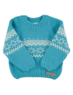 Jersey jacquard Turquesa