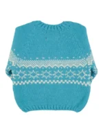 Jersey jacquard Turquesa - Imagen 2