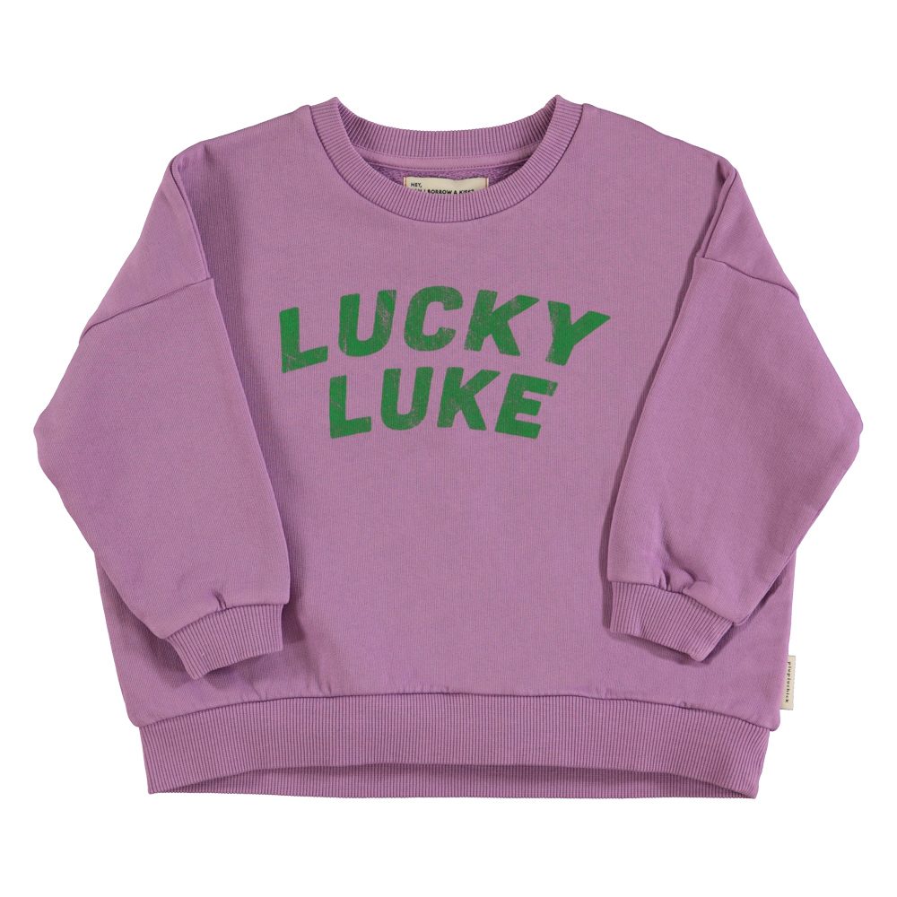 Sweatshirt | Mauve lucky luke print_piupiuchick_1